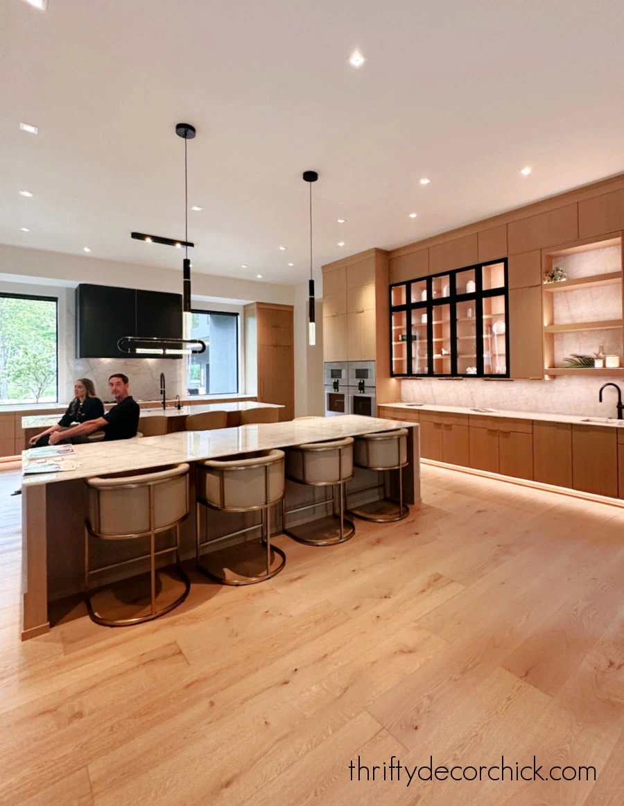modern kitchen double island